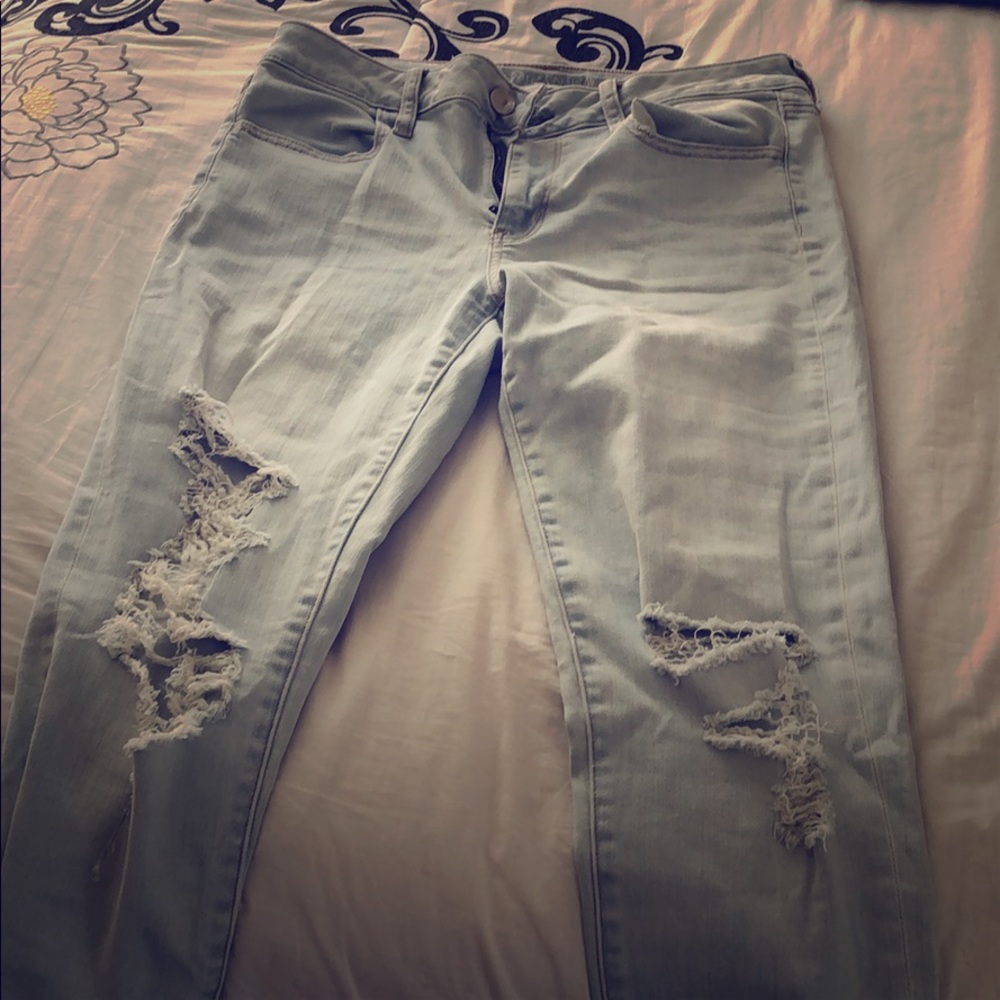 American Eagle super stretch jeans